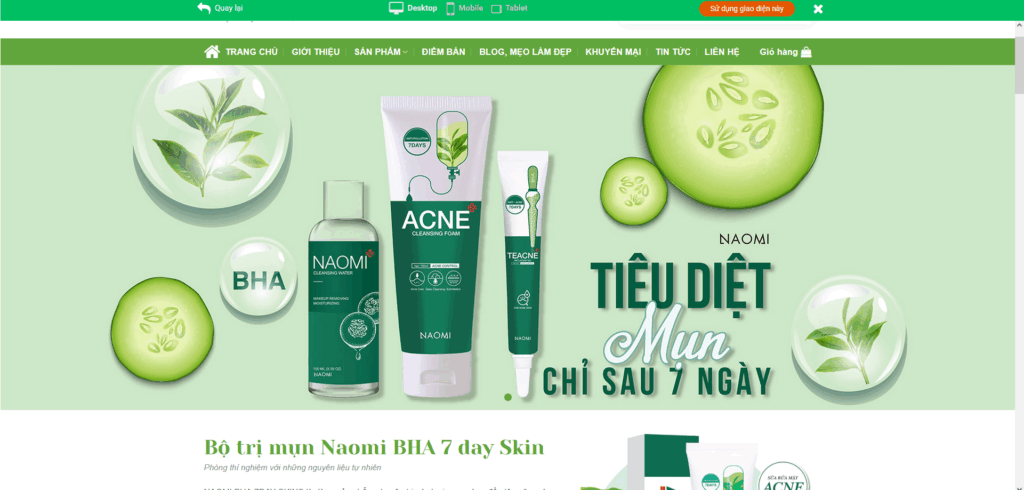 Chi phí và và mẫu thiết kế website bán hàng giá rẻ, chất lượng, chuẩn SEO Thiết kế website bán hàng
